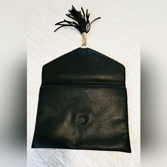 Big Buddha Vintage Black Envelope Clutch - Picture 3 of 5